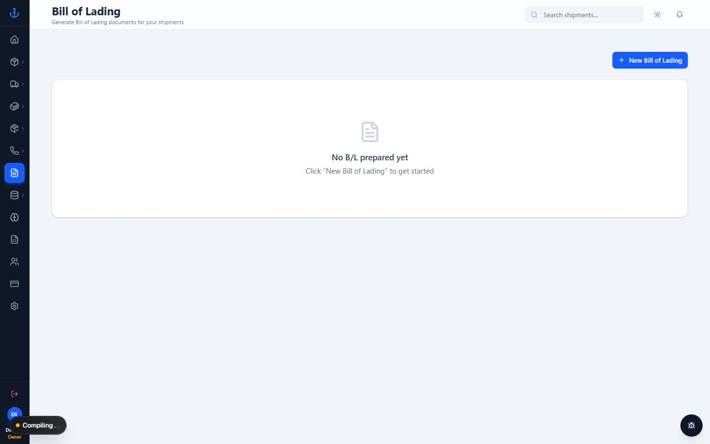 Manifest page